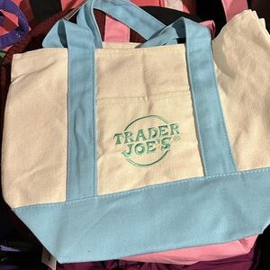 Blue Trader Joe’s Mini Tote
